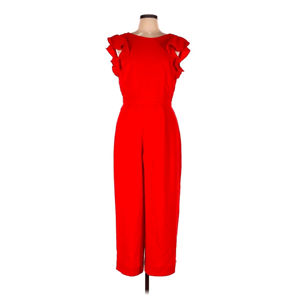 J.Crew Ruffle Jumpsuit Sz 6